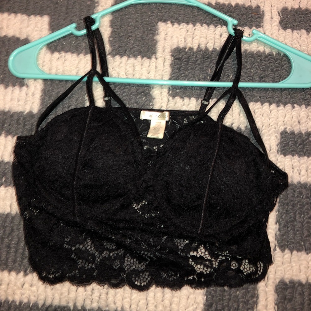 black lace top
